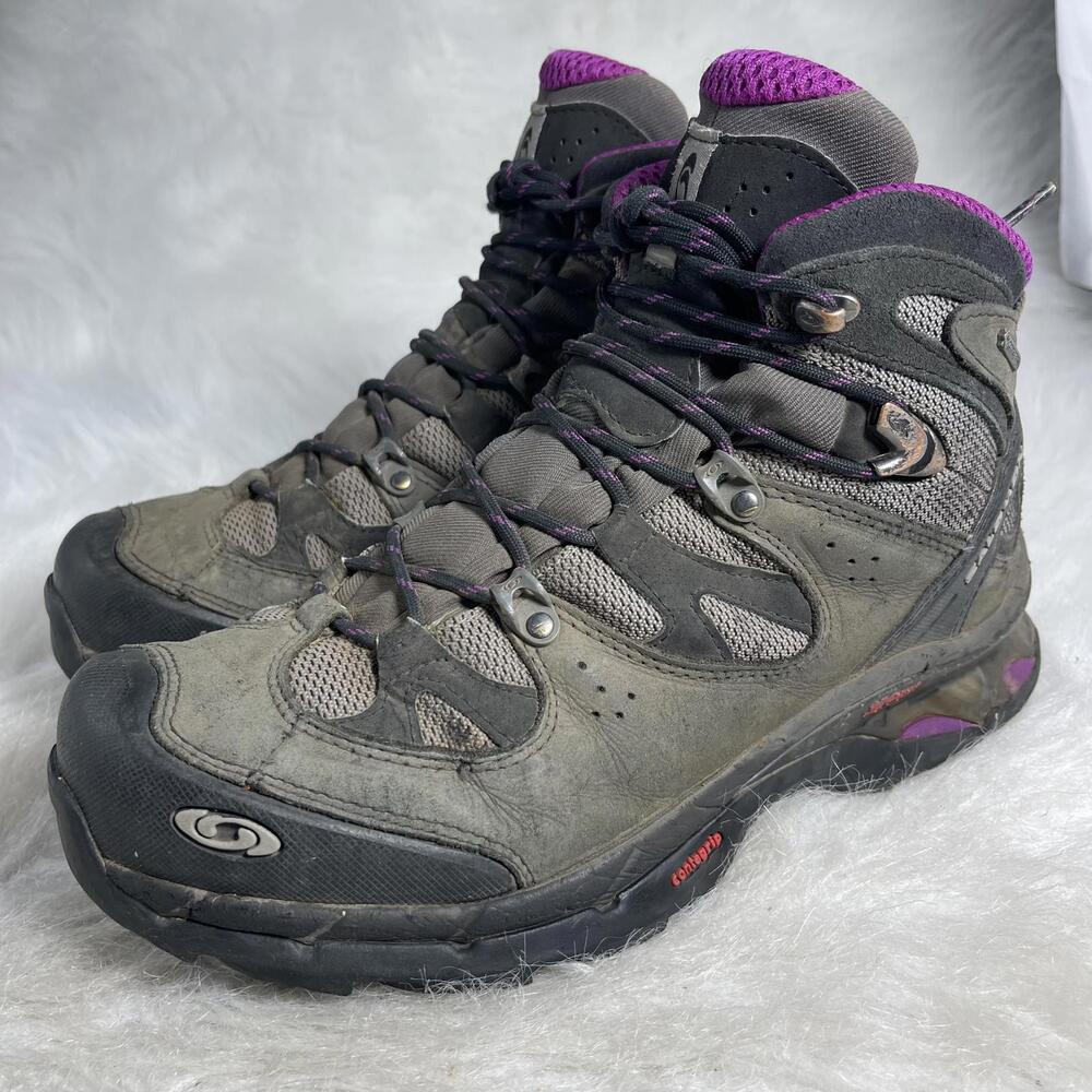 Salomon Women Comet 3D Lady GTX Waterproof Hiking Trail Camping Boot Size 8